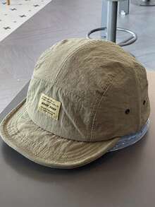 1顶复古日系街头风短檐棒球帽，户外速干透气轻便美式嘻哈棒球帽，速干透气短檐棒球帽，男女通用工作帽，软帽冠嘻哈棒球帽，女士软檐帽，春夏秋季时尚休闲帽 - 彩色 - 查看 16