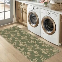 1 pieza Alfombra/Tapete/Alfombra de área/Alfombra de baño/Felpudo/Pasillo de estilo vintage desgastado y abstracto, adecuado para baño, cocina, entrada, pasillo, mesita de noche, sala de estar, dormitorio y todas las estaciones, suave y lavable, decoración del hogar - Multicolor - Ver 8