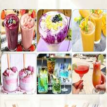 Juego compacto de picador de hielo inalámbrico doméstico, triturador de hielo. - Verde - Ver 8