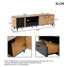 Television Stands & Entertainment Centers - Black - View 8