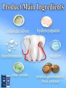 Professional Teeth Whitening Toothpaste With Tartar Control Formula Removes Stubborn Plaque And Yellow Stains For Whiter Teeth A - 1 cái - Xem 3