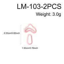 Whimsical Mushroom & Tulip Polymer Clay Cutter Set, DIY Tools For Handmade Girly Earrings & Jewelry Charms - Th23 - View 12