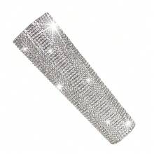 4 Farben kurze Strass Mikrofon Abdeckung, Mehrfarbige Mikrofon Außenschale Abdeckung Dekorativ, Strass Mikrofon Griff Hülle, personalisierte Mikrofon Dekorativ Abdeckung für Bühne, Party, TV Show, Party Dekoration (Für SM58 Beta 58A Kabel Mikrofon) - Verschiedenfarbig - Übersicht 4