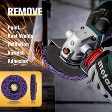 Poly Tira De Disco De Rueda Para Pintura Y Quitar Óxido 8pcs - por defecto - Ver 5