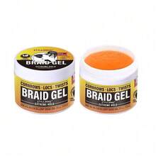 Strong Hold Hair Wax, Suitable For All Hair Types, Non-Greasy Styling Wax, Edge Control Wax, No Flaking, Long-Lasting Braiding Gel, Easy To Use, Smoother Application. - 120ml - View 1