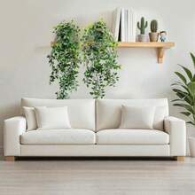 Fake VinesArticial Anging Plan  Self Fake Potted Greenery 1-Pack F Mandala Nes In Black Pot Décor  Office Ling Room Batroom Indoor Outdoor - 1pack Mandala Vines - 查看 2