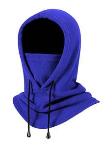 Ski Mask Balaclava For Women Men, Fleece Face Winter Masks Windproof Hooded Scarf Hat Thermal Face Cover Neck Warmer - A - View 8