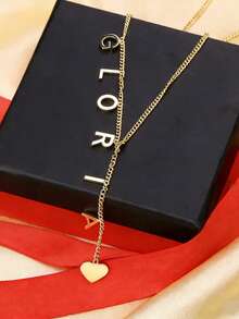 1pc Customized Color Photo 304 Stainless Steel Necklace, A Simple Personalized Gift. Personalized Printed Image Pendant, 304 Stainless Steel Jewelry Suitable For Family, Couples, Father's Day Gift. Customized Color Photo Necklace Can Be Engraved With Image - Multicolor 24 - View 4