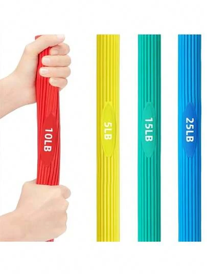 1pc Torque Trainer Wrist Strength Fitness Wist Bar, Fitness Flex Resistance Bar - Non-Slip Grip Strength Trainer & Elbow/Wrist/Forearm Curl - For Tennis, Golf, Gym, Physical Relax - Non-Slip Odorless Exercise Bar, Ideal For Athletes, Rehab & Home Workouts