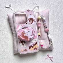 Cute Cartoon Caramel Bunny Dessert Honey Bunny Magsafe Magnetic Phone Holder Stand - Multicolor - View 5