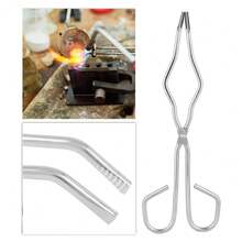 Stainless Steel Crucible Tong Gold Melting Furnace Pliers Clamp Jewelry Making Accessory Tool - Herramienta para hacer joyas - Ver 3