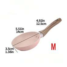 Mini Cute Pink Frying Pan & Milk Pot Set, Non-Stick Suitable For Small Kitchens, Eggs, Burgers, Steaks, Pancakes - Easy To Clean And Durable (Gas/Stove Compatible), Mini Size Egg Pan, Breakfast Skillet, Even Heat Distribution, Cooking Utensils - Pink - View 9