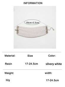 imoli 1pc Handmade Simple Basic Round Pearl Bracelet, Jewelry Gift Suitable For Women's Daily Wear - 28123-white - View 9