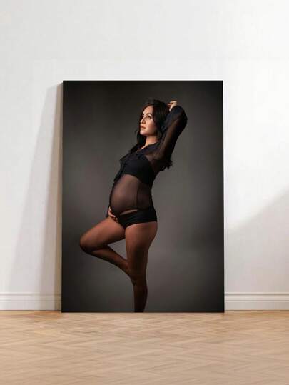 1pc Customized Photo Canvas Print, Personalized Wall Art, Customize Your Photo, Customizable Wooden Framed Canvas Wall Art - Personalized Family Portrait And Action Shots, Wall Decor, Canvas Art, Suitable For Living Room, Bedroom Or Home Office Decoration, Cozy Room Accent, Quality Reproduction, Framed Canvas Wall Hanging, Wall Decor, Room Decoration, Customized Poster