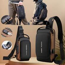 1 pieza Mochila antirrobo para motocicleta, mochila para montar en bicicleta eléctrica, convertible en bolso de hombro con cerradura con contraseña, cierre con cremallera y compartimento antirrobo, correa de hombro ajustable, bolsillo para teléfono/tableta - Adecuado para ir al trabajo, viajes, montar en motocicleta - Disponible en talla grande/pequeña - Bolso de hombro para motocicleta de hombre, equipo urbano para ir al trabajo, diseño de moda duradero, adecuado para profesionales activos - Multicolor - Ver 13