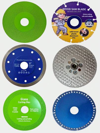 石材切割片、锯片、木工锯片、角磨机锯片、玻璃切割片、大理石切割片、水钻切割片、钎焊锯片，切割速度快，高效耐用