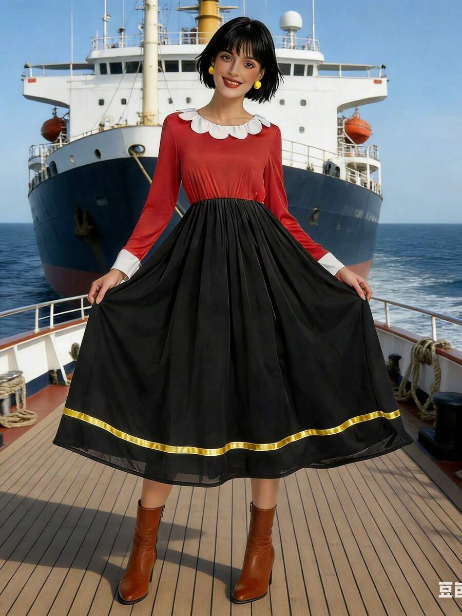 Men Cosplay Clothing - Red - View 1