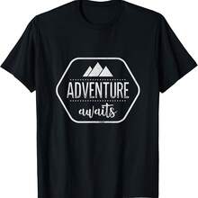 Adventure awai cool nature design for wanderlust people T-Shirt - Negro 6 - Ver 1