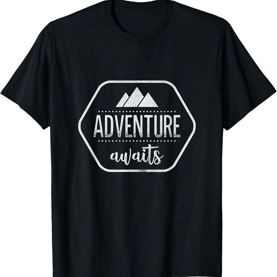 Adventure awai cool nature design for wanderlust people T-Shirt - Negro 6 - Ver 1