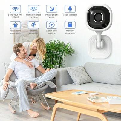 1080P HD Wireless WiFi Home Security Network Surveillance Camera With Night Vision And Two-Way Audio
