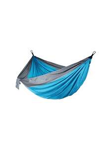 1 pièce Hamac double XL - Accessoires de hamac de camping portable, 7 options de couleurs, convient pour une utilisation en extérieur et en intérieur avec des arbres, hamac de camping en nylon - double ou simple avec sangles pour arbres et sac de transport, convient pour les voyages/le camping/la plage/le jardin, équipement de camping, articles essentiels de camping - Multicolore - Voir 13