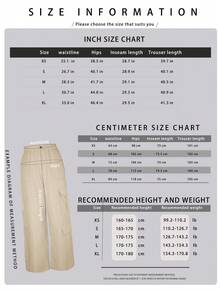 Pantalon de loisirs élégant et mignon Y2K à boutons et à poches multiples de couleur unie. Convient pour la rentrée scolaire, les clubs, les anniversaires, Halloween, le Nouvel An, Thanksgiving, les concerts, les salles de sport, les plages, les vacances, les affaires, les tenues quotidiennes d'aéroport, le style de rue, la Fête des enseignants, le printemps, l'été, l'automne et l'hiver. - Abricot jaune - Voir 12