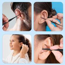 18 Pcs Spiral Ear Wax Remover Kit Reusable Ear Cleaner Tool For Adults Kids - 18 - 查看 6