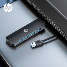 HP 4-In-1 Docking Station, Multi-Port With Power Delivery, Type-C Expansion Dock, Hub, Splitter, Adapter And Converter, Multi-Functional Interface - Silver - View 4