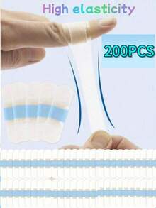 50/100/200pcs Transparent Waterproof Breathable Bandages, Skin-Friendly, Flexible And Elastic - White - View 14