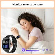Smartwatch With HD AMOLED Screen, NFC, GPS, And Waterproof Display (2.01 Inches). - Black - View 4