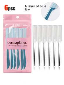 30/24/20/12/6/3/1pc. Eyebrow Trimmer, Multifunctional Eyebrow Trimmer, With Protective Cover, Shaver, Makeup Remover And Depilatory Device, Body Hair Remover, Exfoliating And Exfoliating Tool, Stainless Steel Eyebrow Sharpener With Precision Cover - Silver - View 15