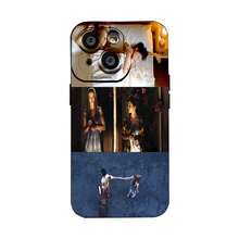 Estuche para teléfono con patrón Lovers Embrace Compatible con teléfonos   17  16 Pro Max  15 Pro Max  13 y  12 Hecho de material de TPU, brinda protección contra golpes y caídas Es un gran regalo para familiares, amigos, amantes, novios y novias - Negro - Ver 2