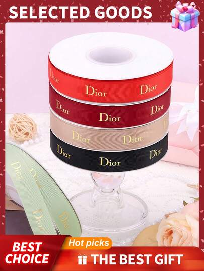 1 Roll Satin Ribbon, Fashion Decorative Ribbon Suitable For Gift Wrapping, Making Bows, High-Quality Floral Ribbon For Flower Bouquet Packaging, Cake Decoration And Party Supplies, Smooth And Shiny Polyester Ribbon For DIY Crafts, Hair Accessories And Home Decor, Elegant Party Favor Ribbon For Weddings, Birthdays, Valentine's Day