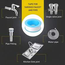 1/7/14/21/28/60/88pcs Sealing Tape, Pipe Fittings Sealing Tape, White Pipe Sealing Tape, Essential Home Supplies - one-size - View 10