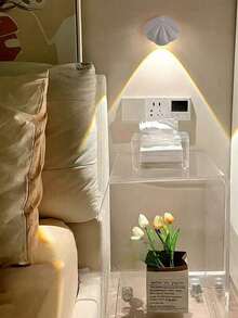 1 个贝壳形磁感应灯，无线安装，适用于室内壁灯、铭牌、楼梯间和走廊灯，智能 LED 可充电运动传感器灯，床头传感器小夜灯，3 色可调光，长按调光，USB 可充电，使用前请充满电（500mAh 电池可长时间运行） - 彩色 - 查看 13