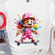 RobloxS Skater Shirt - Gamer T-Shirt For Kids And Adults - RobloxS Boy & Girl Shirt - Streamer Merch - Video Game Lover Gift - Gaming Tee - Kiểu 10 - Xem 1