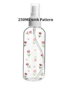 1pc Pink Tulip Pattern Spray Bottle - Reusable Portable Spray Bottle, Suitable For Essential Oils, Perfumes And Skincare Liquids, Suitable For Hair Salons, Kitchens, Bathrooms, Gardens, Suitable For Travel And Business, Mother's Day Gift, Spring Decoration, Travel Essentials (Pattern Randomly Cut) - Multicolor - View 14
