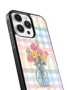 Funda para Celular todos Flores Colores Arte Jarron Cuadros - Negro - Ver 2