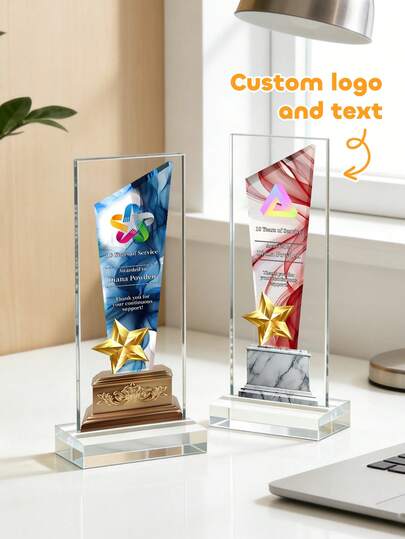 Customize Personalized Acrylic Award Plaque,Custom Name, Anniversary Gift For Him, Couple Gift,Unforgettable Gratitude Gift For Celebrating Special Days,Custom Corporate Recognition Trophy,Employee Award Plaque - Retirement Or Appreciation Gift For Staff & Manag
