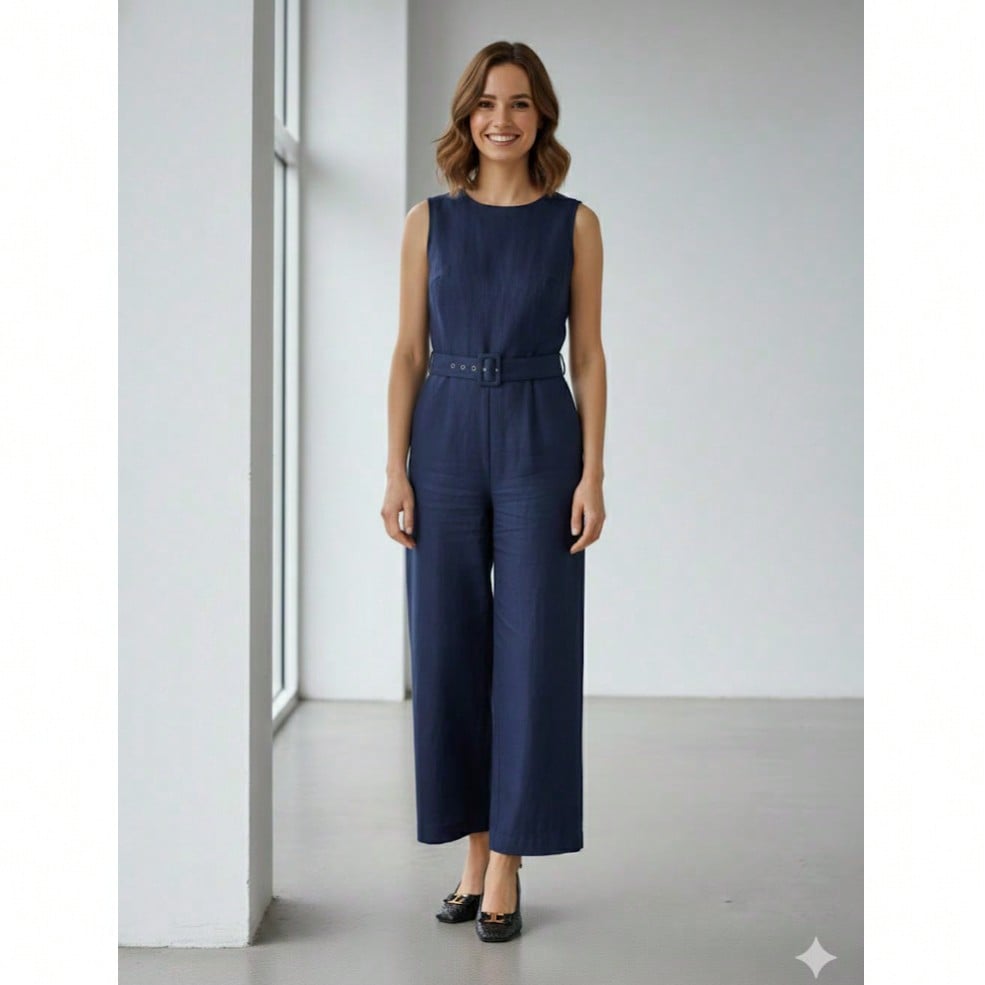 WHDXY صندل ذو كعب سميك مربع الأصبع بنسيج مُنسوج أن...