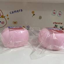 Realistic Strawberry Mochi Squishy Toy, Super Soft & Slow Rebound, Stress Relief Squeeze Toy - Multicolor - View 5