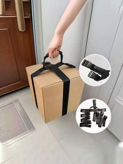 Heavy Duty Lifting Straps - Moving Tool, Suitable For Luggage/Cargo Transport, Non-Slip Ergonomic Carry Strap, Applicable For Home/Warehouse/Storage Use