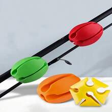 5 Fishing Rods And Ball Clamps, Fishing Rod And Ball Protectors, Fishing Rod And Ball Baits, Lightweight, With Five-Hole Design, Fishing Rod Fixing Kit, Fishing Rod Straps, Fishing Rod And Ball Kits - Mixed color - View 7