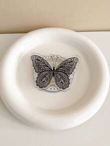 1 Soporte magnético para teléfono con mariposa de encaje, fresco, simple y lindo, extensible y fácil de transportar, soporte de escritorio de alta gama - Multicolor - Ver 6