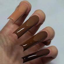 10克装丙烯酸粉套装，包含棕色、黑色、淡紫色、Y2K粉、裸色、白色、黑色、紫色等多种颜色，适用于丙烯酸美甲延长、美甲雕刻，无需美甲灯。 - 彩色 - 查看 3