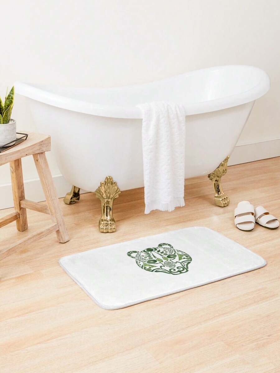 THE HIGHLAND BEAR Bath Mat Made Of Microfiber, Quickdrying And AbS1orbent Fce Material, Hine WaS1HAble, Stain Resistant, Suitable For Room DE1coration, Kitchen, BatH1Room, S1Hower Room, Etc. - Diatomaceous Earth Floor Mats - View 1
