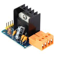 LMD18200 Adjustable Speed H Bridge Motor Drive Module With Power Indication 3A 75W - Negro - Ver 3