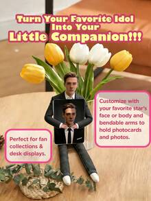 1pc Custom Shaped Pillow From Photo, Peripheral No White Edge Abstract Doll Limbs Separated With Skeleton Can Pose Mouse Dry Gift Birthday - Full Body Style - View 4