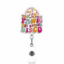 1pc DISCO Rotating Alligator Clip Retractable ID Card Holder - Multicolor - View 14