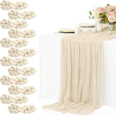 This Set Of 12 Table Runners Is Very Suitable For Weddings, Bridal Showers, And Other Party Occasions.